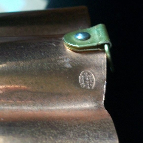 Vintage Round Copper Fluted Fruit Cluster Mold Korea 8" - Picture 7 of 8